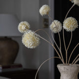 Faux Dried Allium Bud Spray