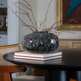 Black Speckled Ceramic Vase
