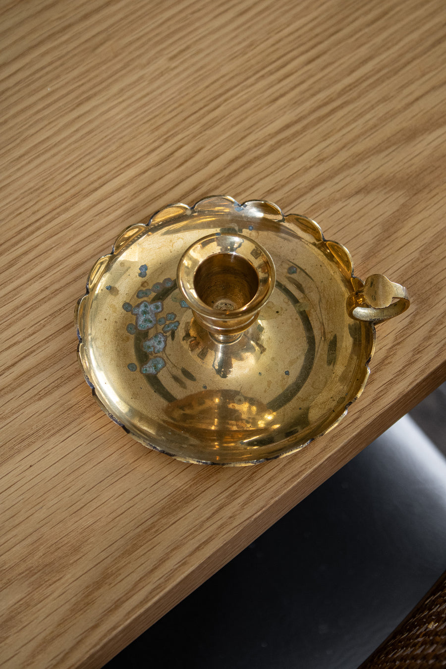 Vintage Scalloped Candle Holder