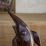 Large Fish Carved Wood Sculpture