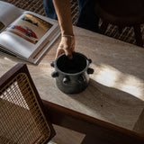 Handcrafted Maya Cement Planter Pot