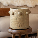 Handcrafted Large Maya Cement Planter Pot