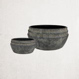 Charcoal Low Cement Planter