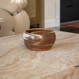 Handcrafted Swirled Ceramic Bowl