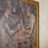 Vintage Framed Print – Paul Cézanne “The Card Players”