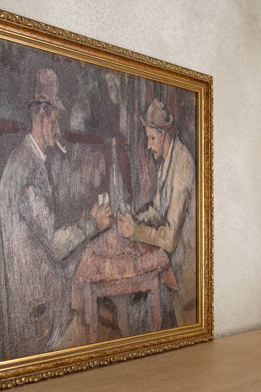 Vintage Framed Print – Paul Cézanne “The Card Players”