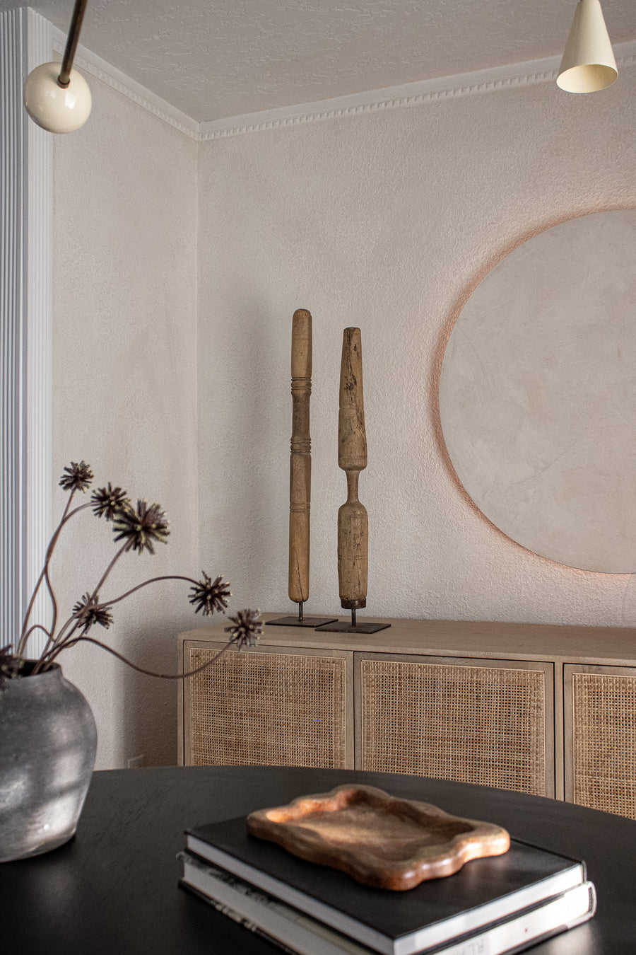 Mortar Handle On Stand
