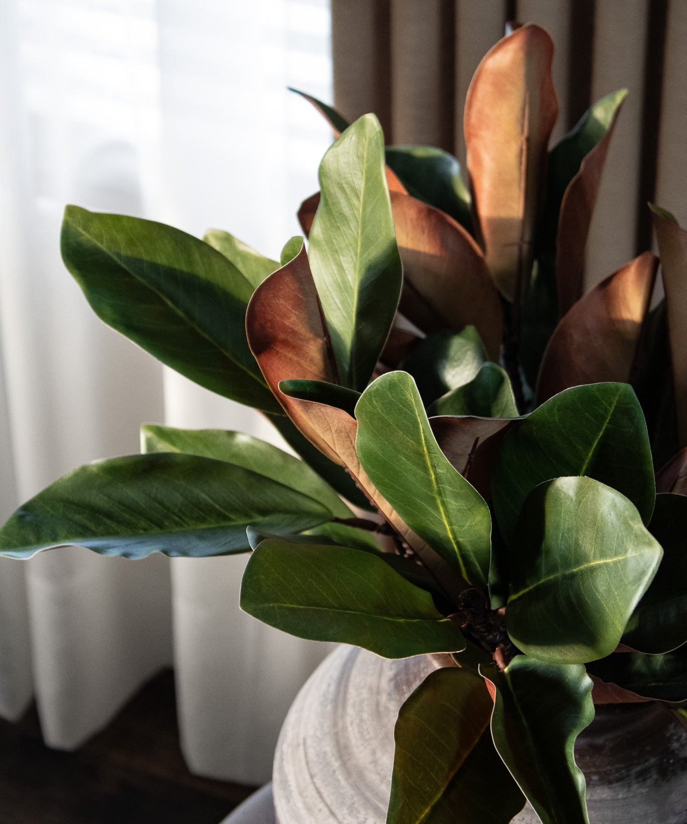 22in Faux Real-Touch Magnolia Stem
