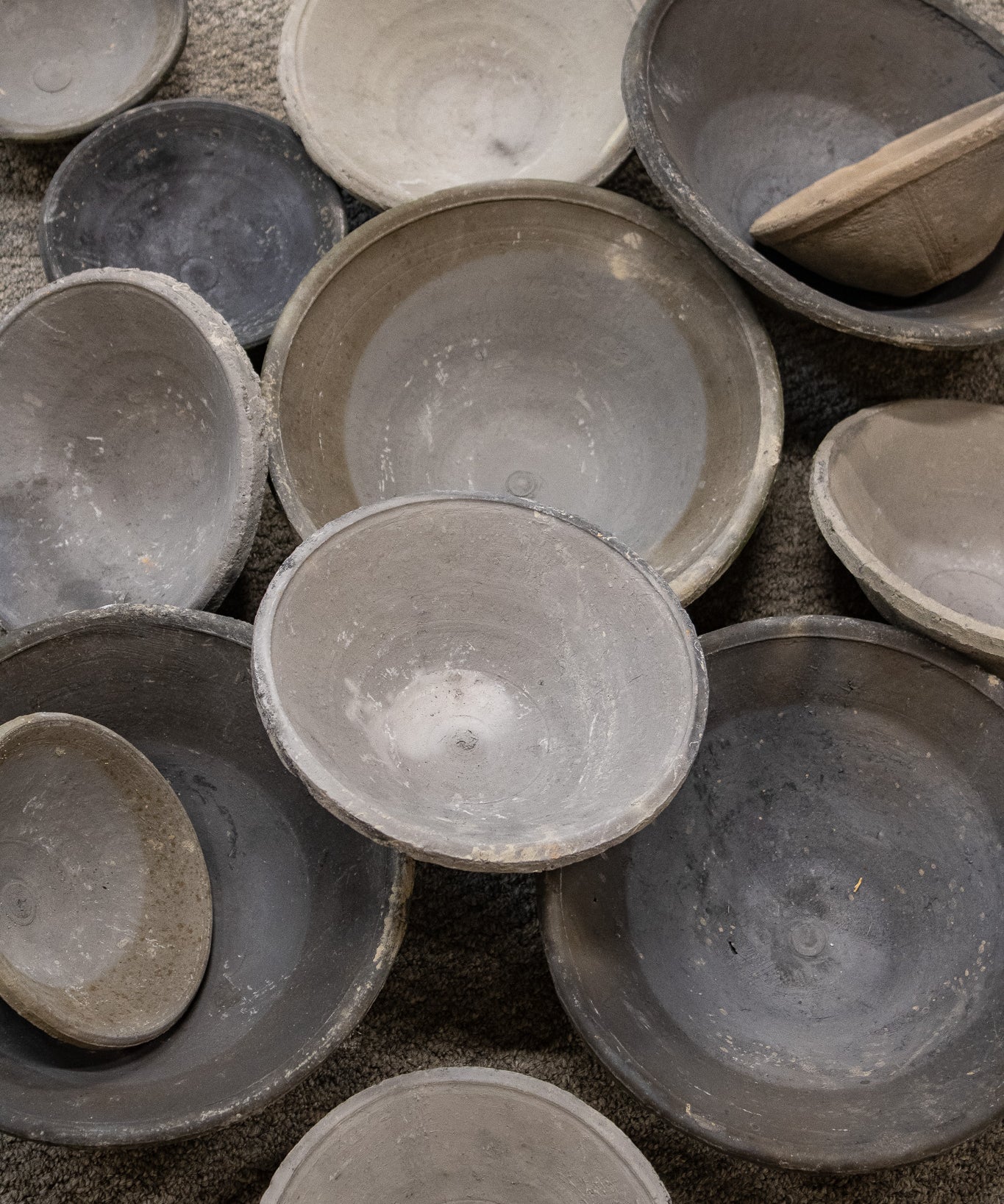 Rustic Terracotta Bowl - Grey Color