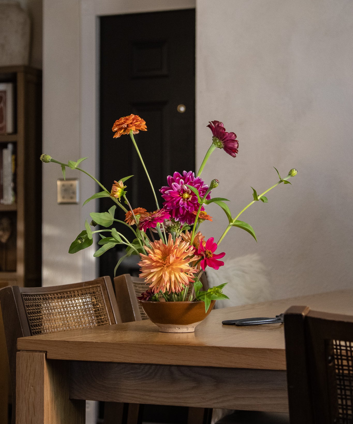 Random Vintage Ikebana Bowl with Kenzan
