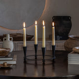 Wrought Iron Taper Candelabra