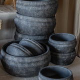Charcoal Low Cement Planter