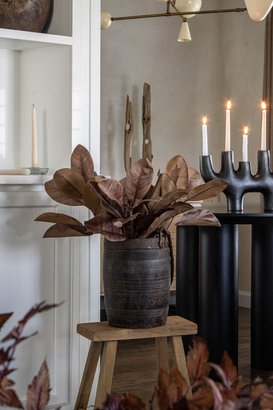 Faux Real-Touch Magnolia Stem
