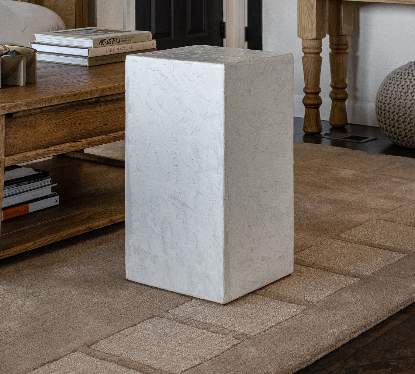 Plaster Pedestal Stand