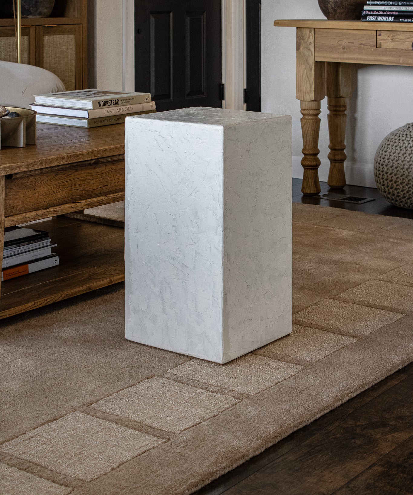 Plaster Pedestal Stand