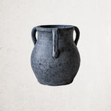 Grey Pot with Three Handles
