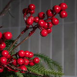 19in Pick-Red Ash Berries w/ Wispy Twigs