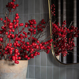 19in Pick-Red Ash Berries w/ Wispy Twigs