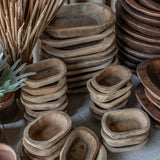 Rustic Wood Dough Bowl