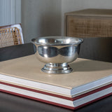 Vintage Silver-Plated Ikebana Vase with Fixed Kenzan