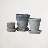 Rustic Terracotta Pot - Charcoal