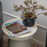 Wavy Cement Trinket Tray - Sand Color