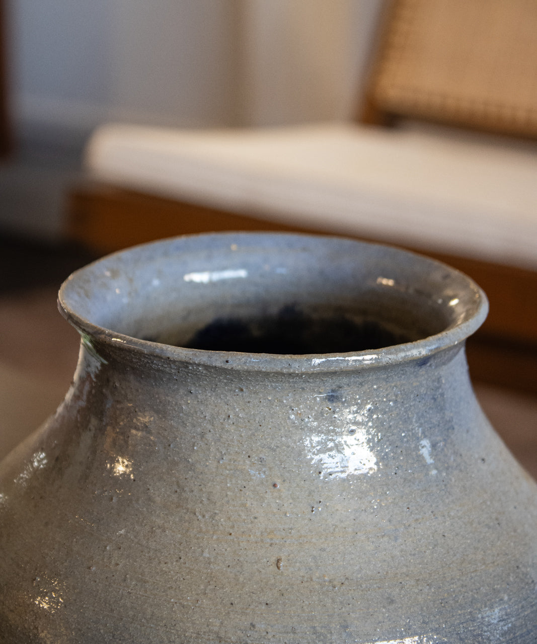 Vintage Stoneware Pottery Vase