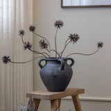 Grey Terracotta Pot with Four Handles
