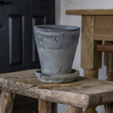 Rustic Terracotta Pot - Charcoal