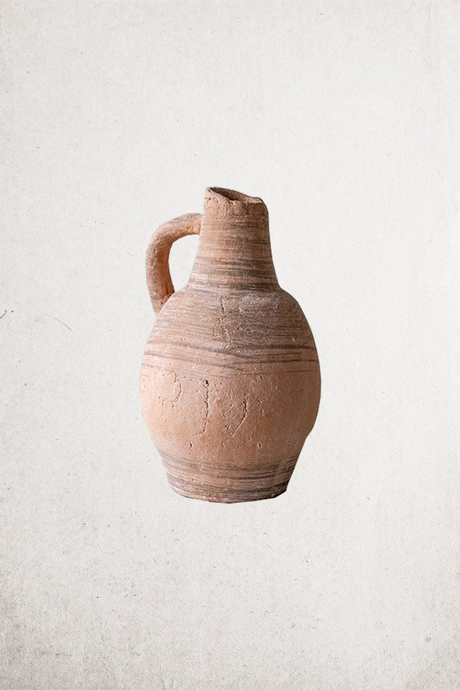 Brick Red Vase With Handle