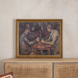 Vintage Framed Print – Paul Cézanne “The Card Players”