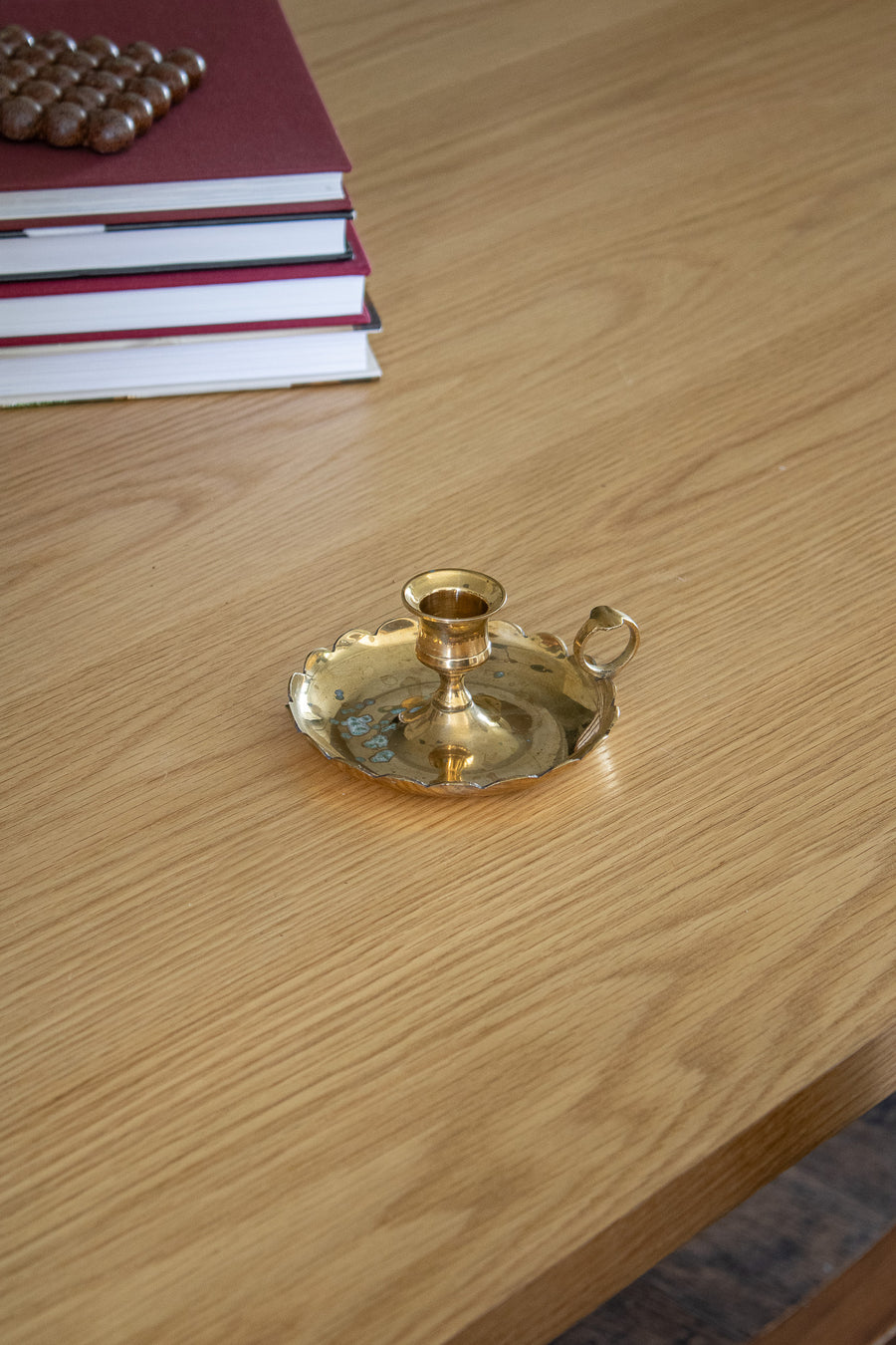 Vintage Scalloped Candle Holder