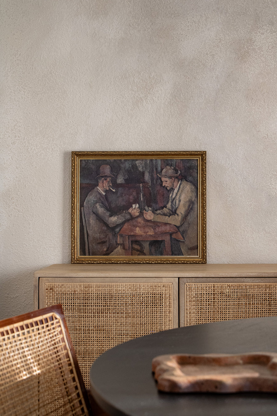 Vintage Framed Print – Paul Cézanne “The Card Players”