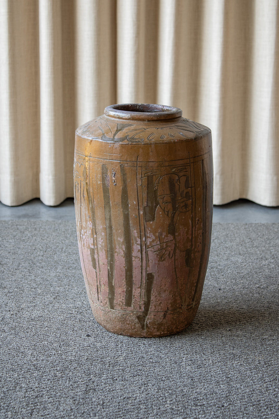 Large Vintage Makou Jar