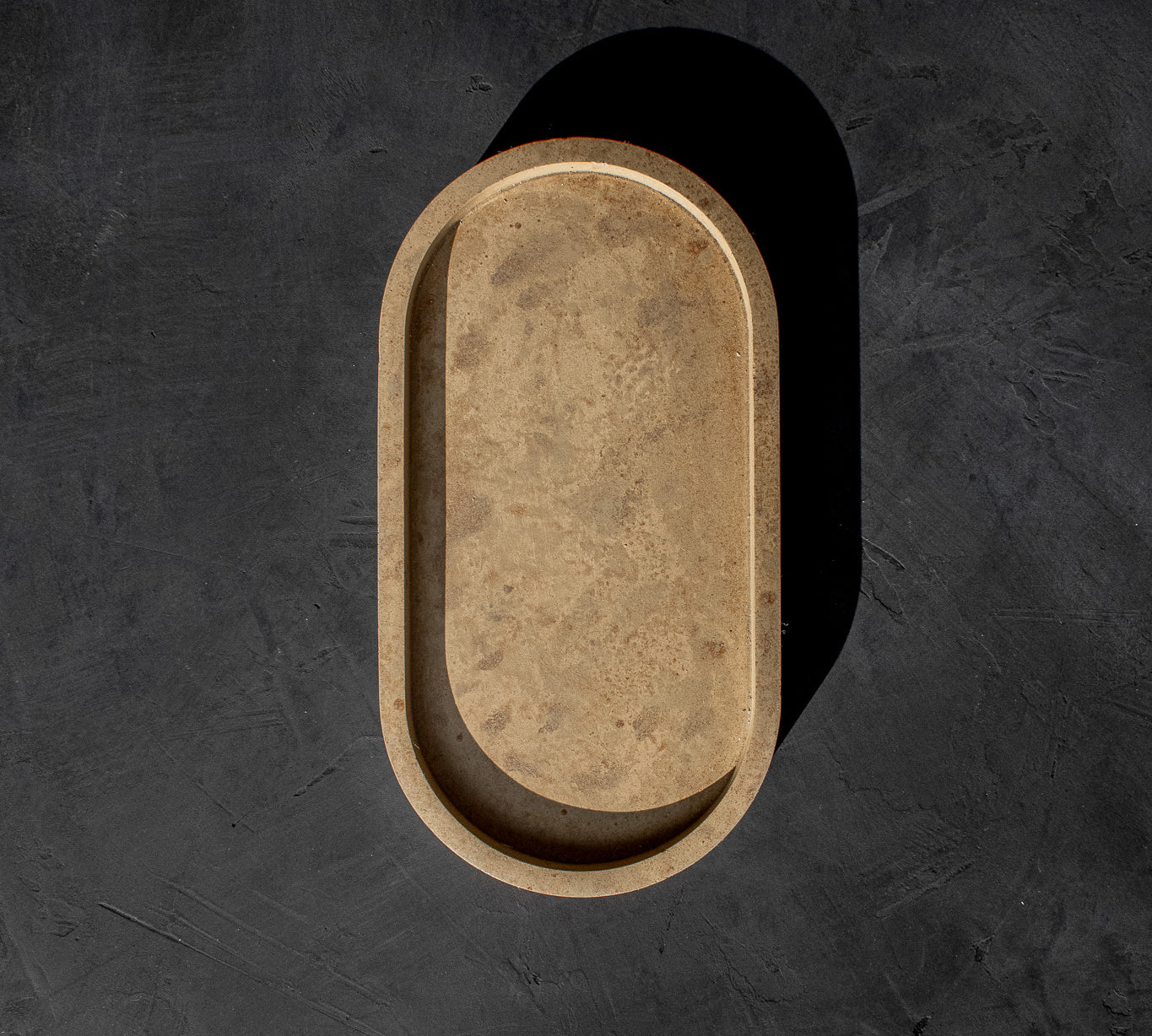 Modern Oval Cement Tray