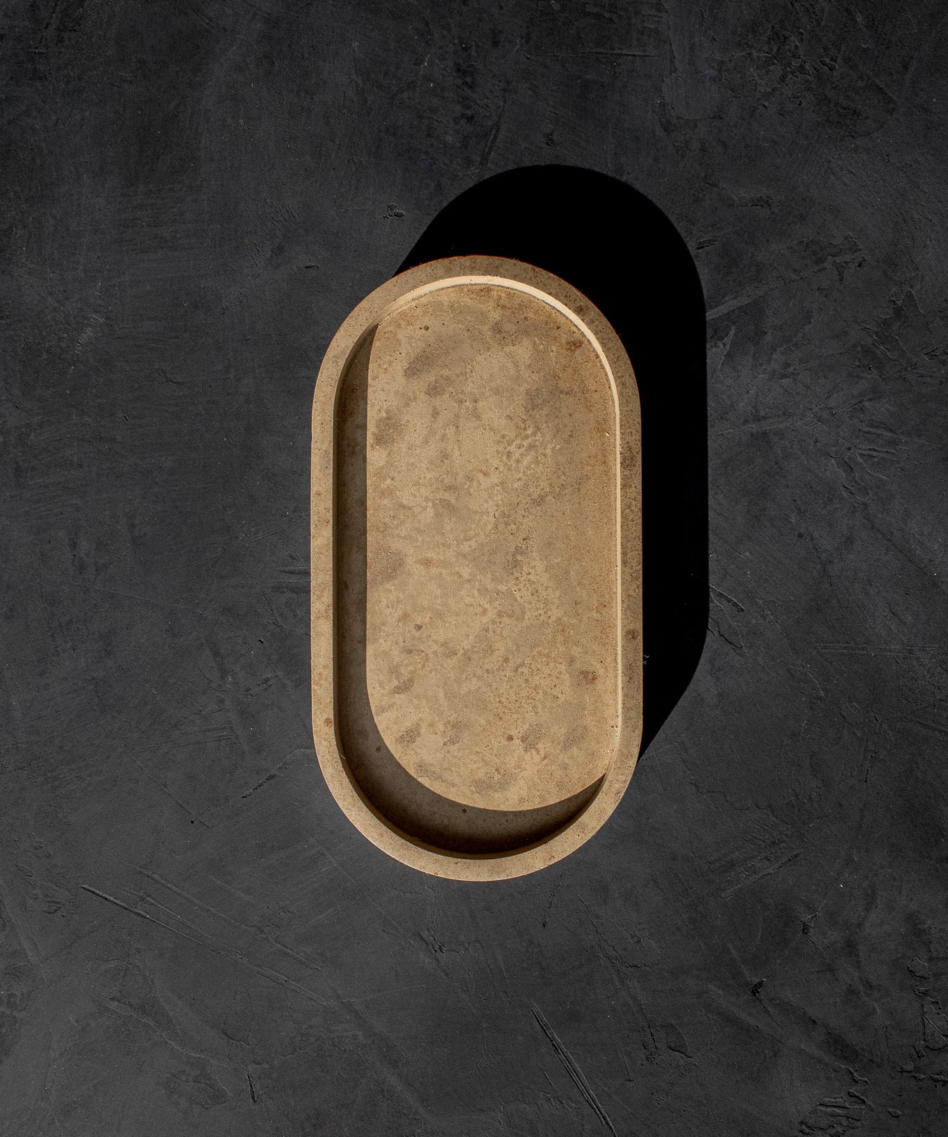 Modern Oval Cement Tray