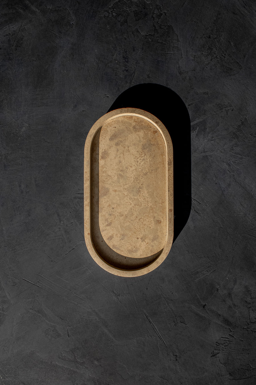 Modern Oval Cement Tray