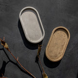 Modern Oval Cement Tray