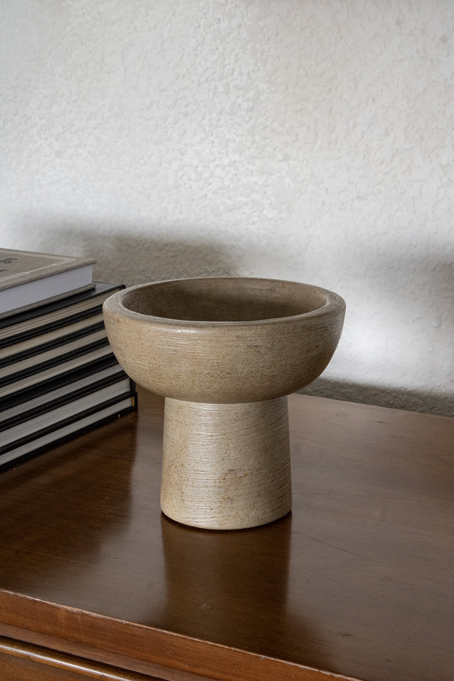 Arlo Cement Footed Bowl