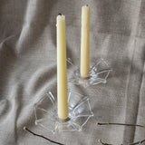 Vintage Glass Candleholders
