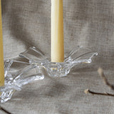 Vintage Glass Candleholders