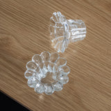 Vintage Glass Candleholder Set