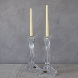 Vintage Crystal Candleholder Set
