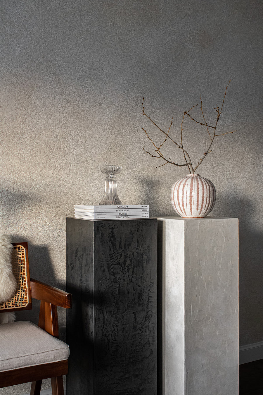 Plaster Stand Plaster Pedestal Stand – Casa Refined Shop