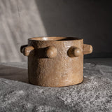 Handcrafted Maya Cement Planter Pot