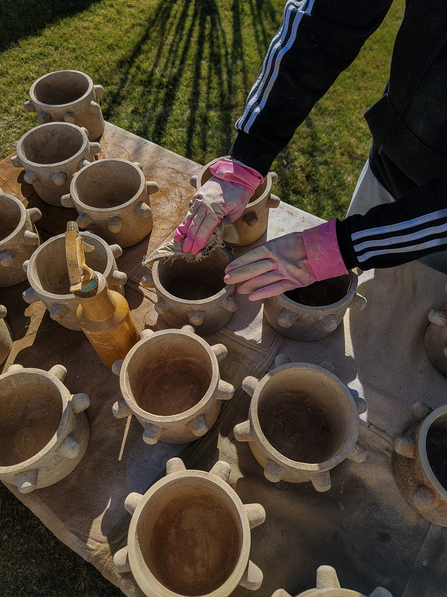 Maya Handmade Cement Pot